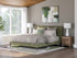 Chirason Sage Green California King Upholstered Bed with Roll Slats - PCB3367-94
