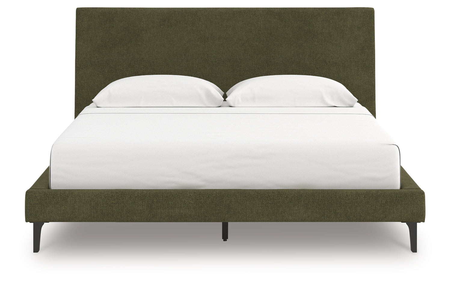 Chirason Sage Green California King Upholstered Bed with Roll Slats - PCB3367-94