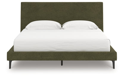 Chirason Sage Green California King Upholstered Bed with Roll Slats - PCB3367-94