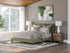 Chirason Sage Green Queen Upholstered Bed with Roll Slats - PCB3367-81