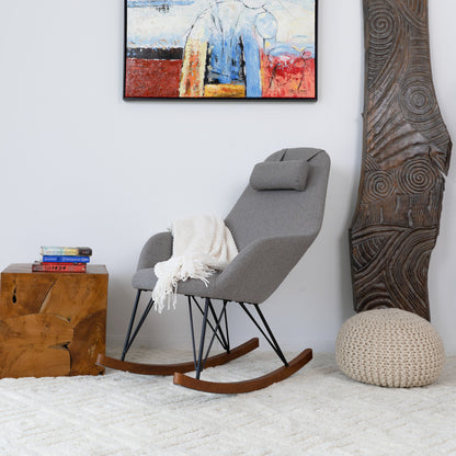 Chloe Mid Century Modern Rocker Livingroom And Bedroom Chair - RCH01900202