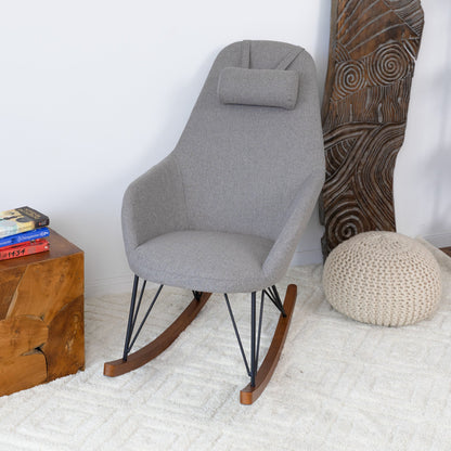 Chloe Mid Century Modern Rocker Livingroom And Bedroom Chair - RCH01900202