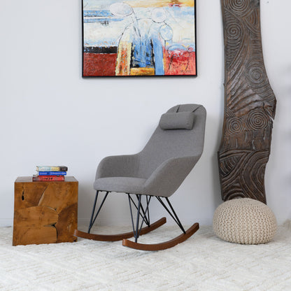Chloe Mid Century Modern Rocker Livingroom And Bedroom Chair - RCH01900202