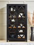 Christop Black/Brown Accent Cabinet - A4000728