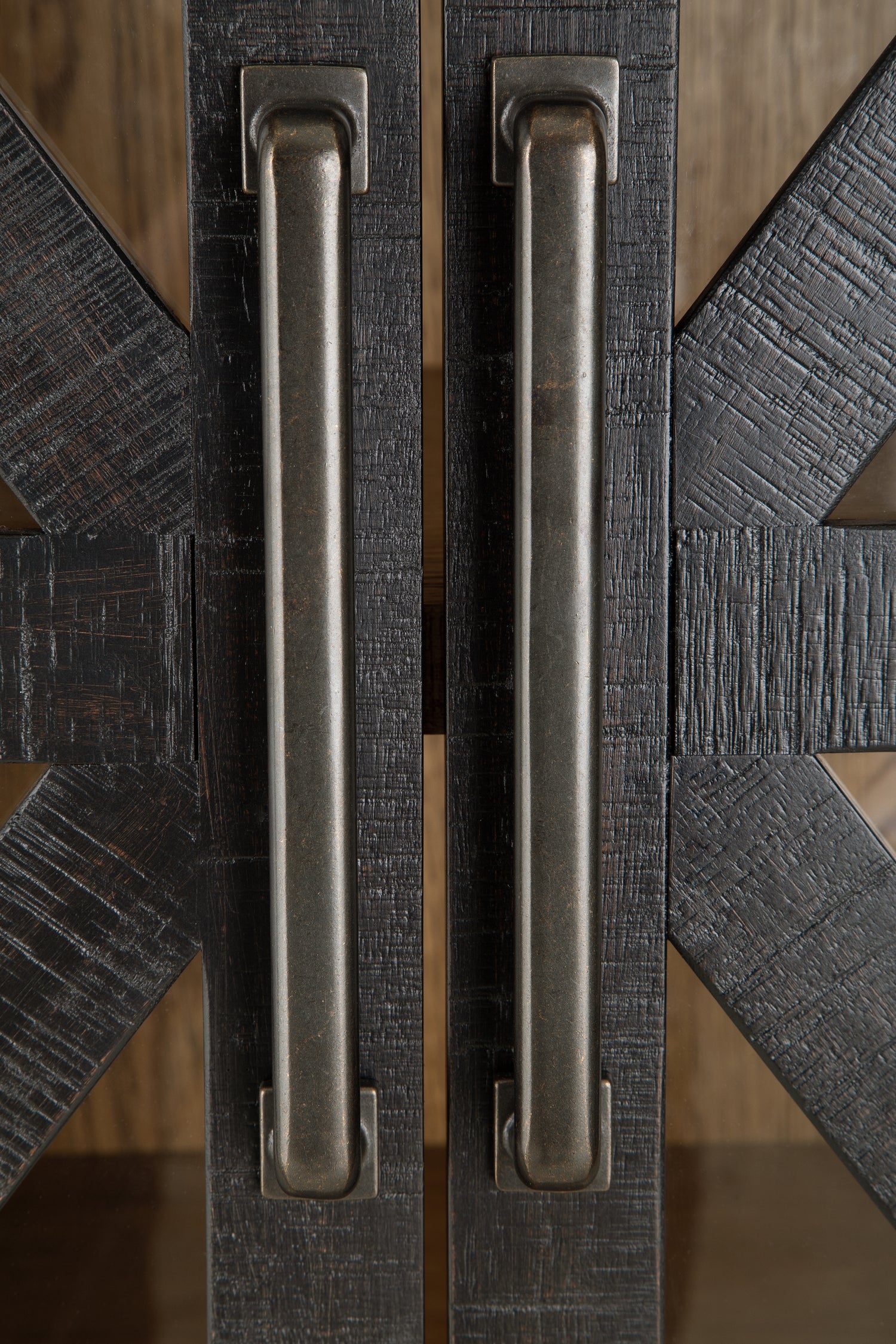 Christop Black/Brown Accent Cabinet - A4000728