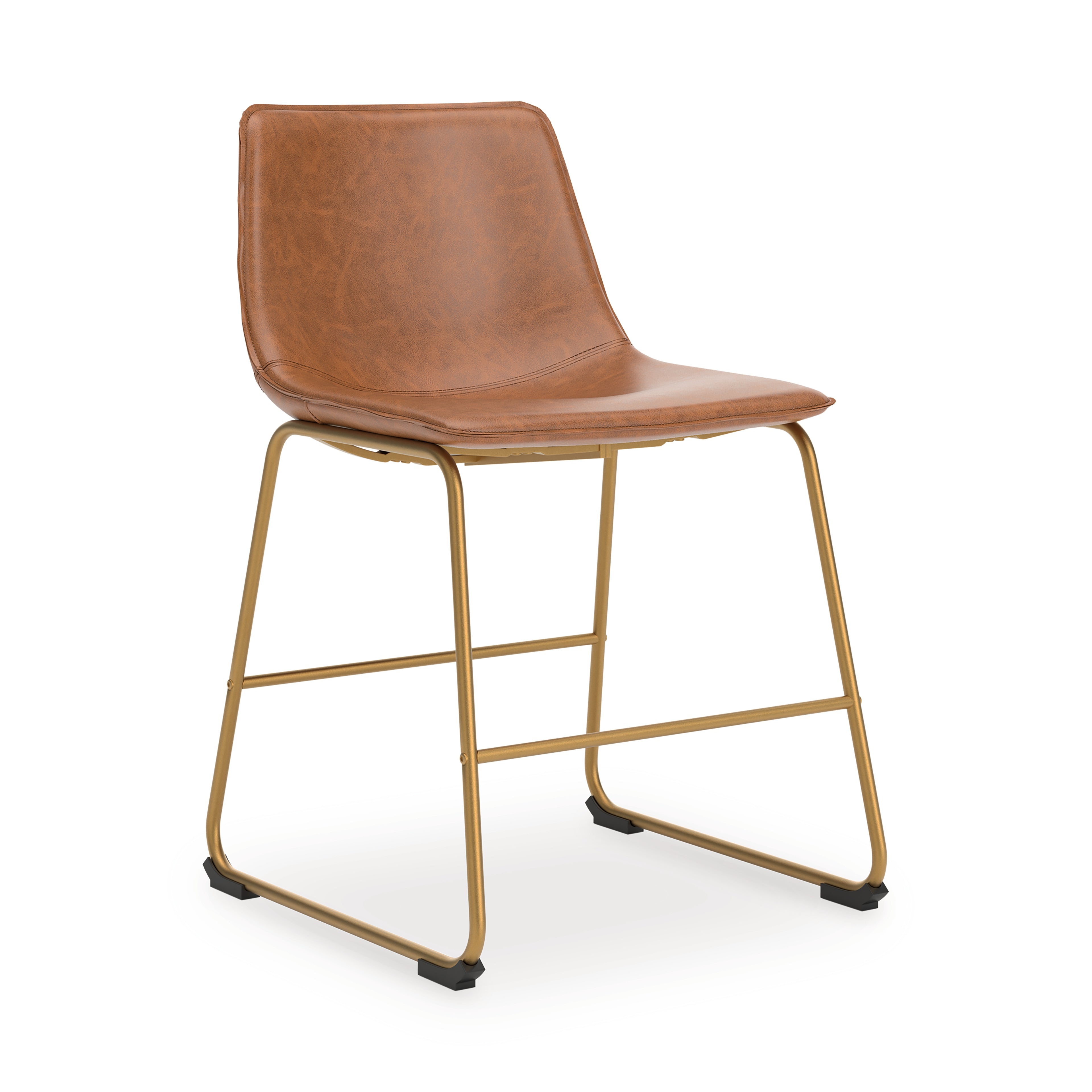 Ciabori Brown/Gold Dining Chair, Set of 2 - PCD373-02