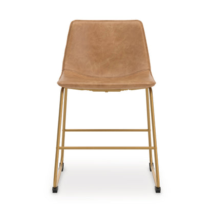 Ciabori Toast/Gold Dining Chair, Set of 2 - PCD373-03