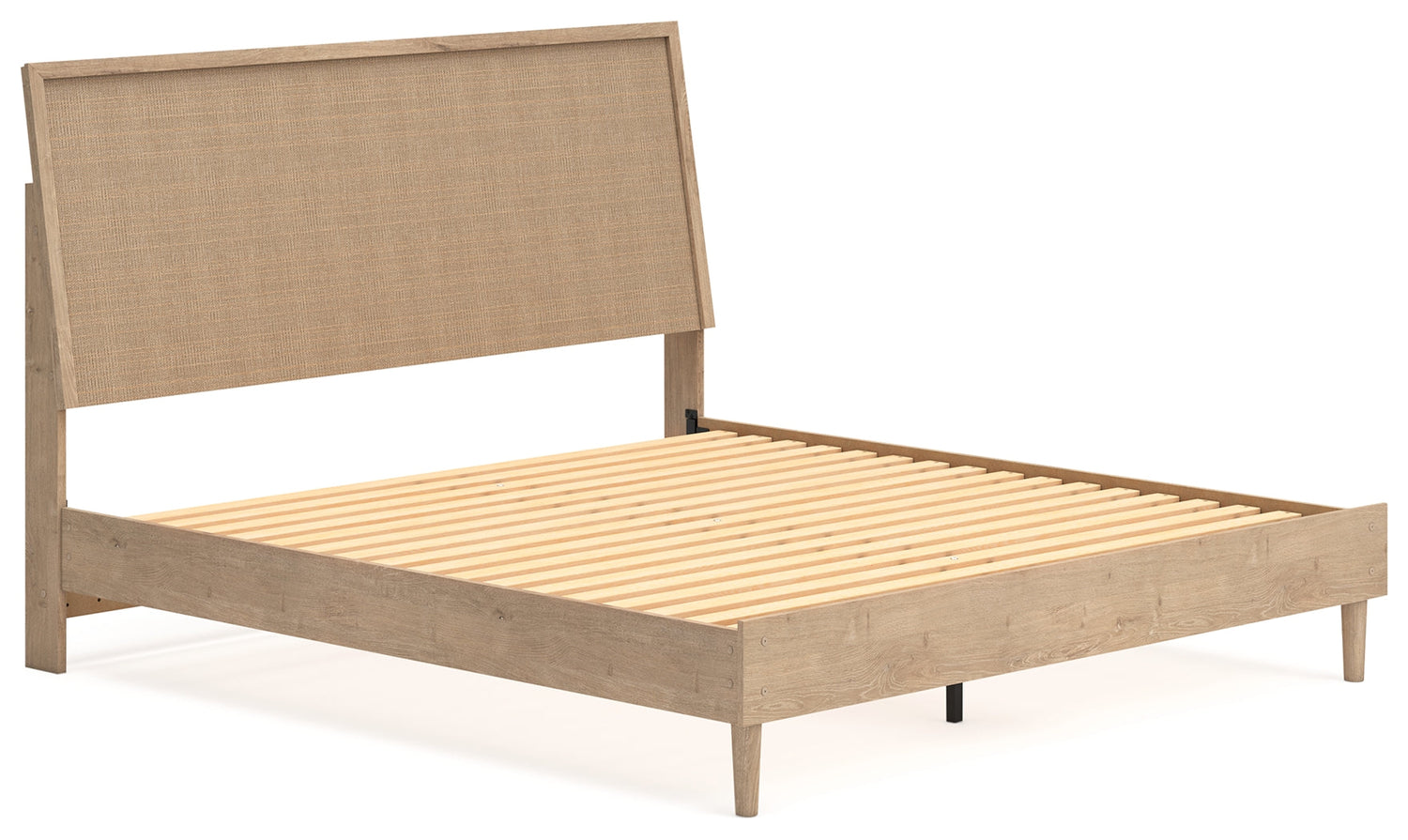 Cielden King Panel Bed with 2 Nightstands in Two-tone - PKG018922