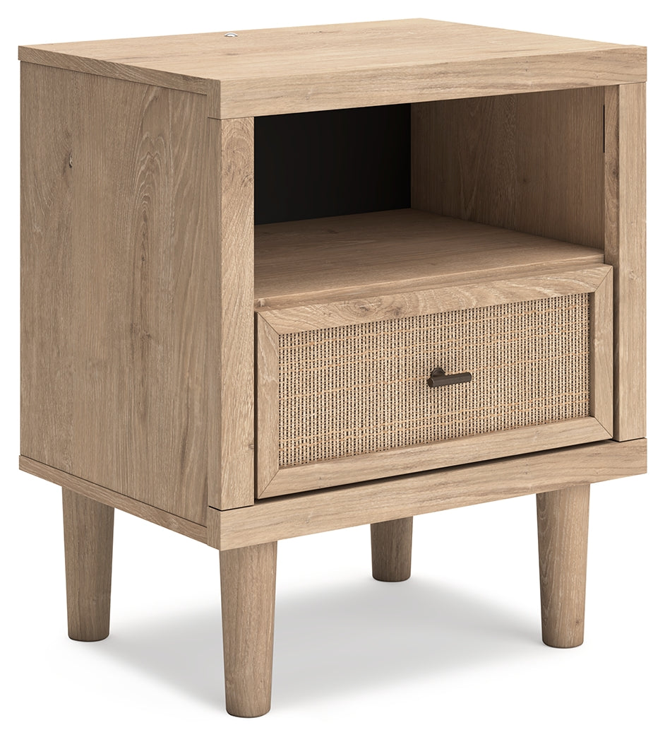 Cielden King Panel Headboard with 2 Nightstands in Two-tone - PKG018672
