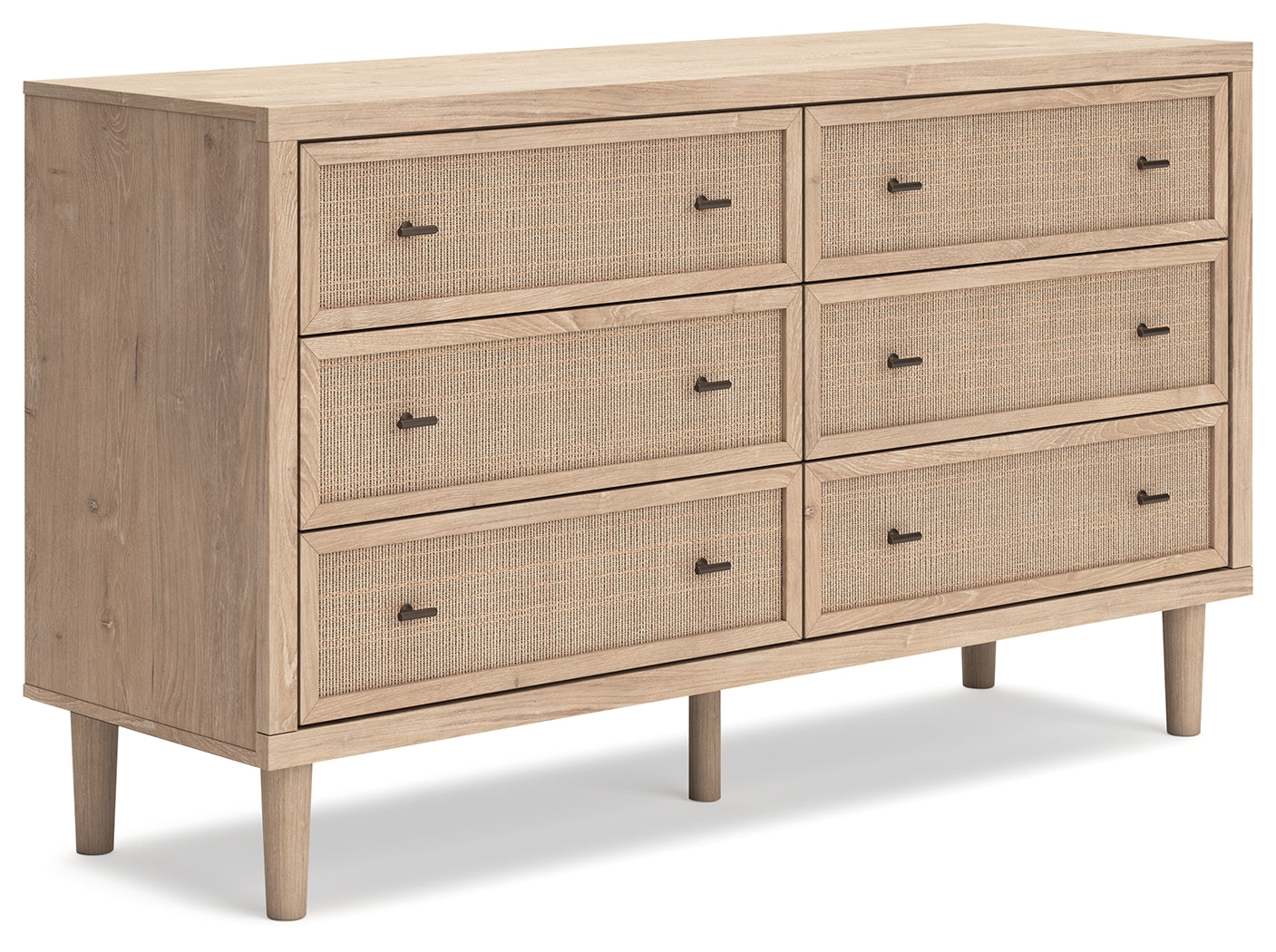 Cielden King Panel Headboard with Dresser in Two-tone - PKG018686
