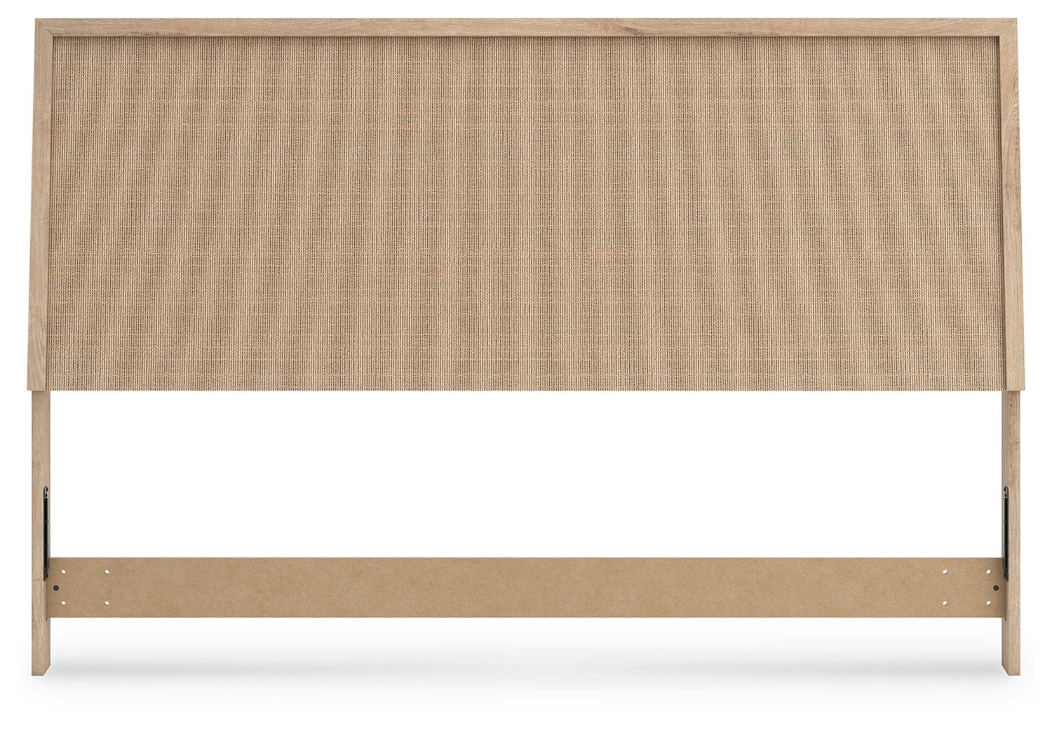 Cielden King Panel Headboard with Mirrored Dresser and Chest in Two-tone - PKG018684