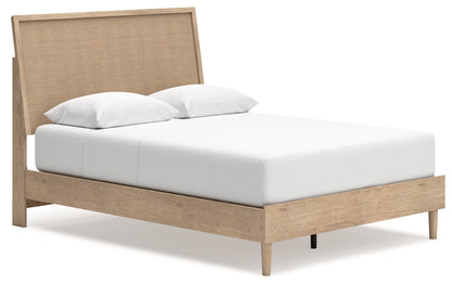 Cielden Queen Panel Bed with Dresser and 2 Nightstands in Two-tone - PKG018917