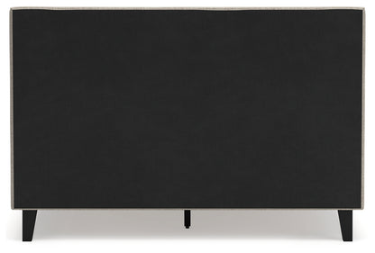 Cielden Queen Upholstered Bed, Dresser and 2 Nightstands - B1199B20