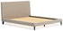 Cielden Soft Gray California King Upholstered Bed with Roll Slats - B1199-94