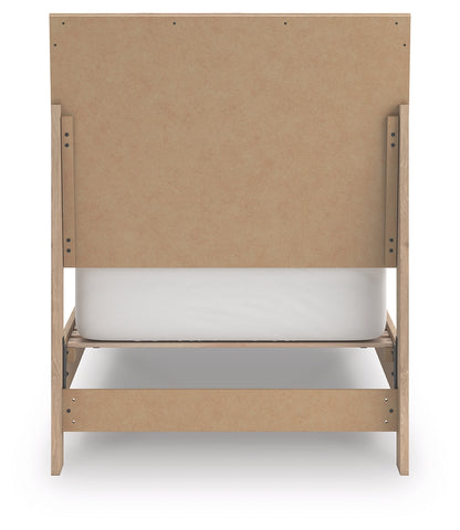 Cielden Two-tone Twin Panel Bed - B1199B18