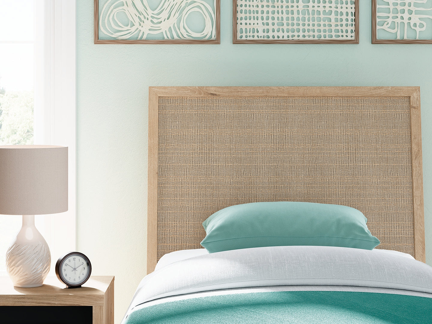 Cielden Two-tone Twin Panel Bed - B1199B18