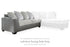 Clairette Court Alloy Left-Arm Facing Sofa - 3150366