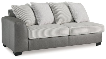 Clairette Court Alloy Left-Arm Facing Sofa - 3150366