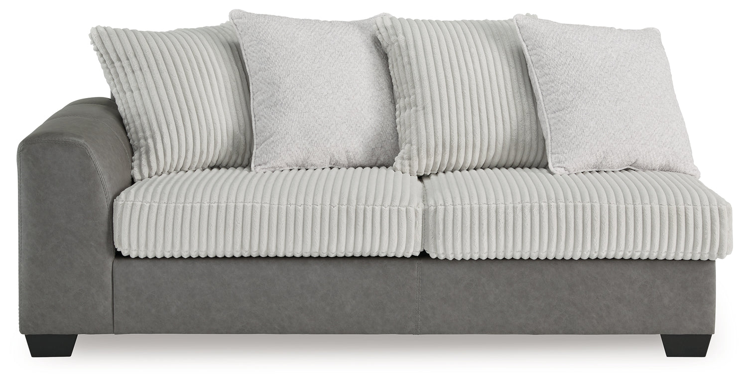 Clairette Court Alloy Left-Arm Facing Sofa - 3150366