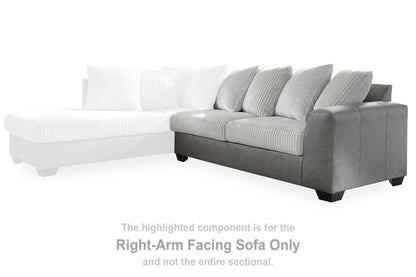 Clairette Court Alloy Right-Arm Facing Sofa - 3150367