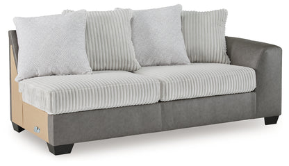 Clairette Court Alloy Right-Arm Facing Sofa - 3150367