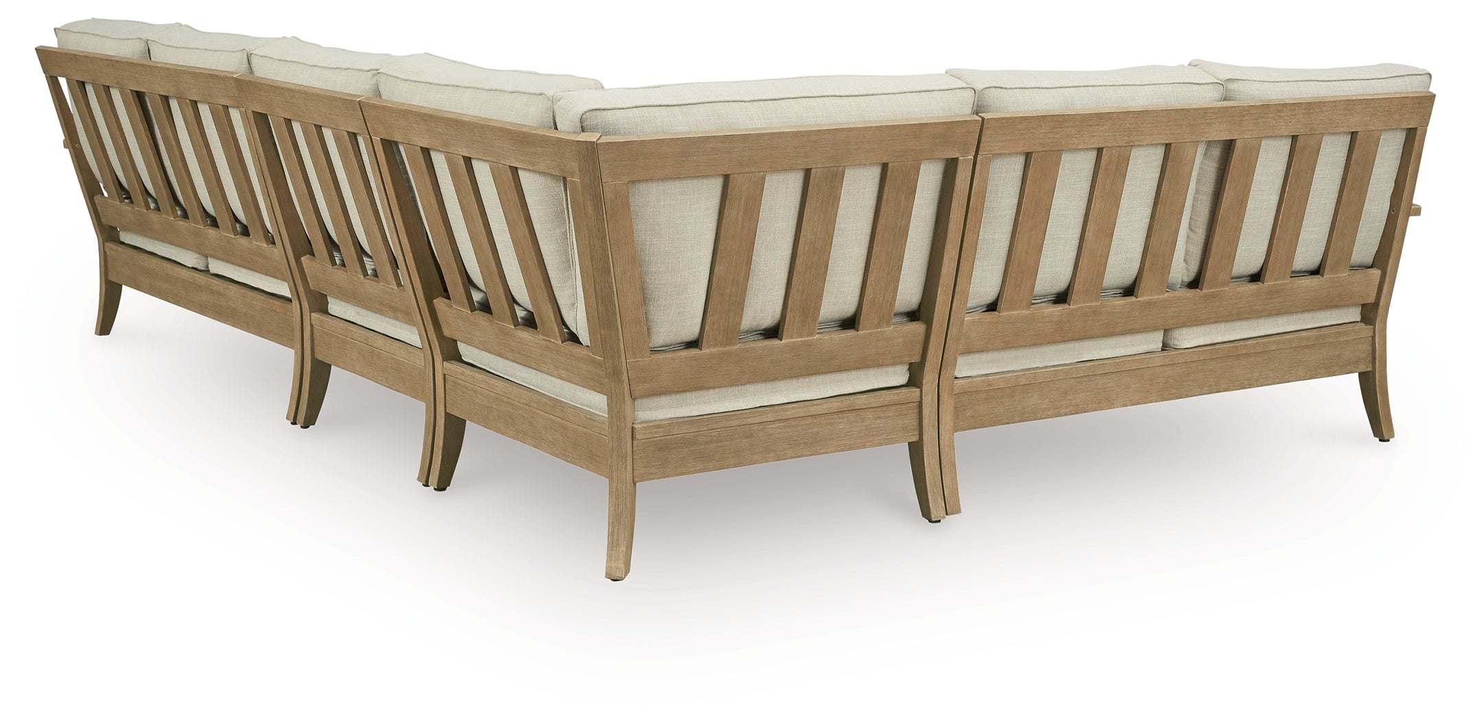 Clare View Beige 4-Piece Outdoor Sectional - P801P11