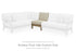 Clare View Beige Armless Chair with Cushion - P801-846