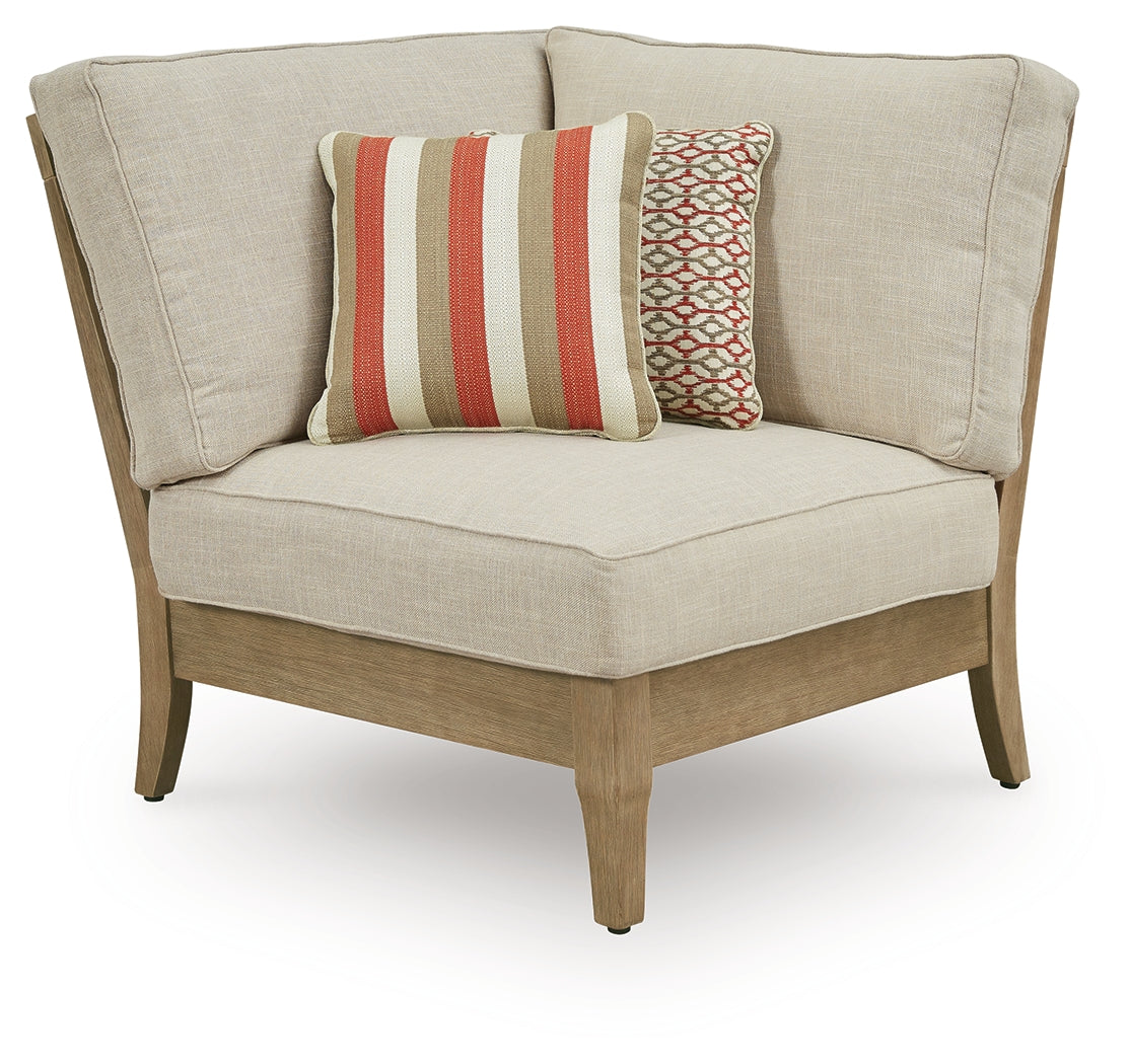 Clare View Beige Corner with Cushion - P801-877