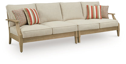 Clare View Beige Right-Arm/Left-Arm Loveseat - P801-854