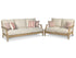 Clare View Outdoor Sofa and Loveseat in Beige - PKG014545