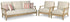 Clare View Outdoor Sofa with 2 Lounge Chairs in Beige - PKG014543