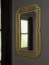 Claybrook Gold Finish Accent Mirror - A8010349