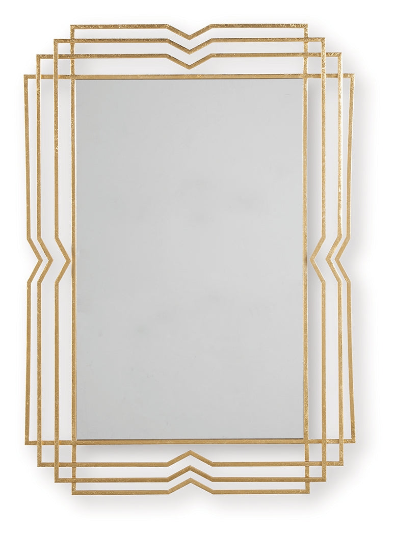Claybrook Gold Finish Accent Mirror - A8010349