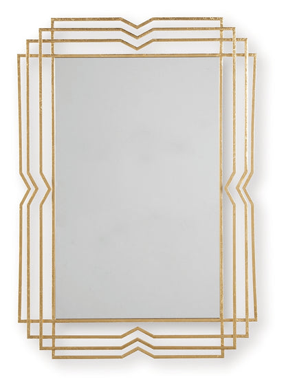 Claybrook Gold Finish Accent Mirror - A8010349