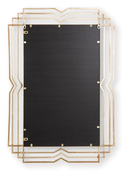 Claybrook Gold Finish Accent Mirror - A8010349