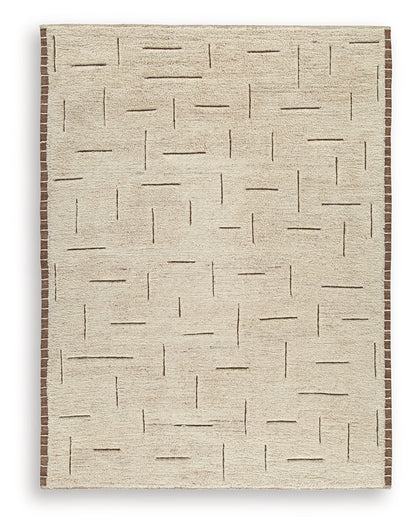 Clayman Beige/Brown Large Rug - R408341