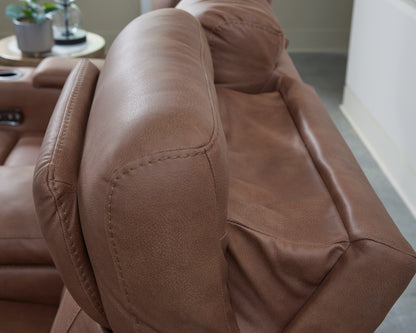 Clean-Slate Caramel Power Recliner - PC5010113