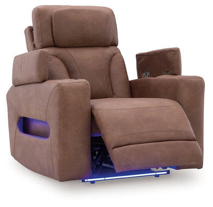Clean-Slate Caramel Power Recliner - PC5010113