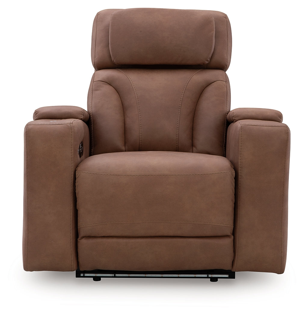 Clean-Slate Caramel Power Recliner - PC5010113