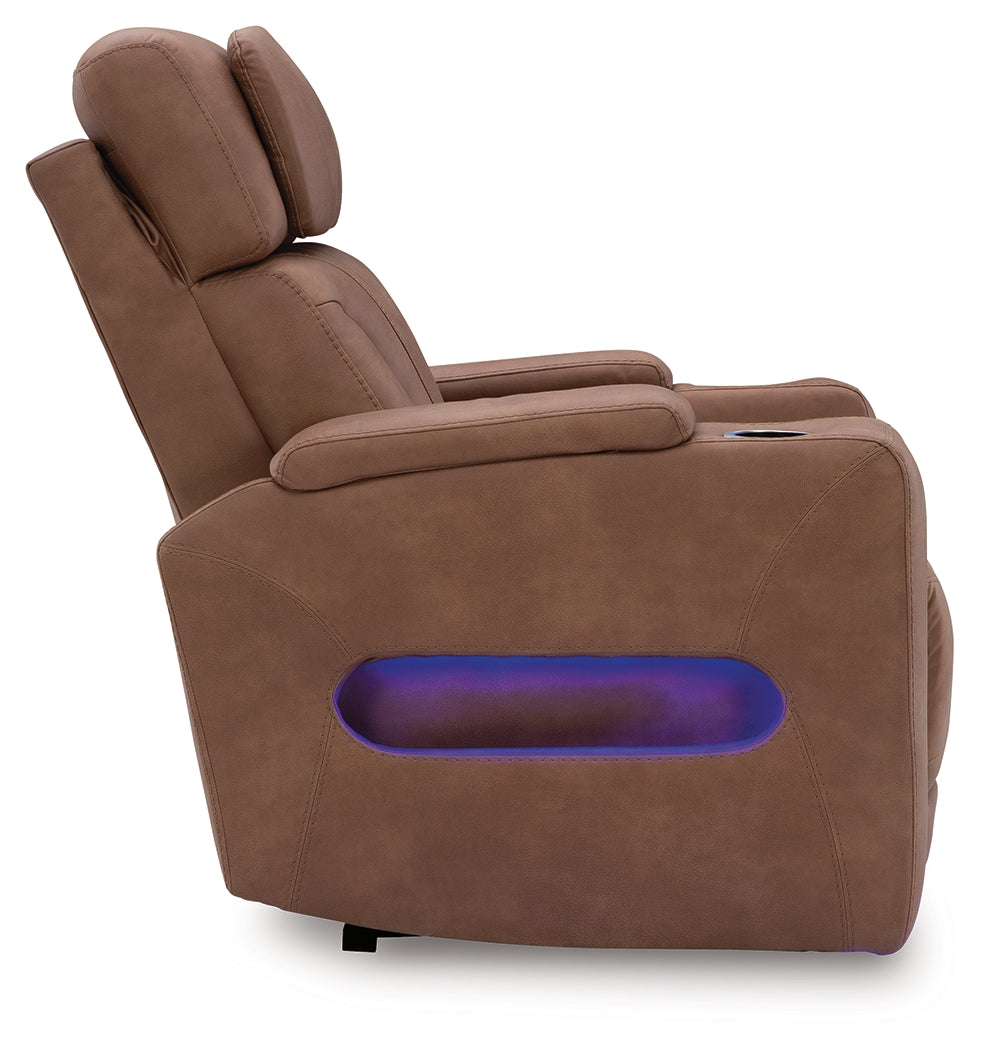 Clean-Slate Caramel Power Recliner - PC5010113