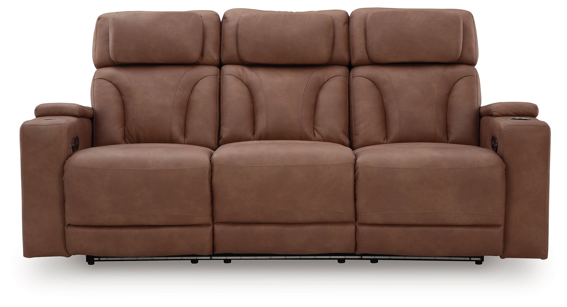 Clean-Slate Caramel Power Reclining Sofa - PC5010115