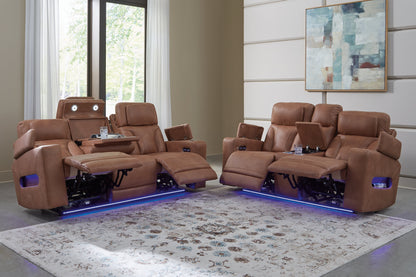 Clean-Slate Sofa and Loveseat in Caramel from Ashley - Luna Furniture