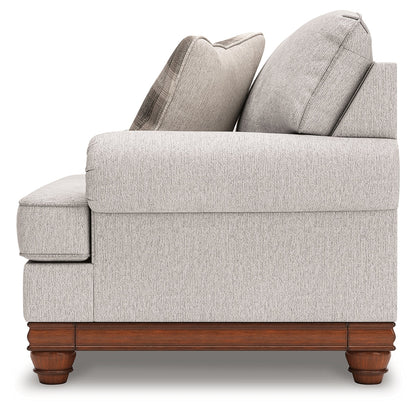 Clearbrooke Chair and Ottoman in Sandstone from Ashley - Luna Furniture