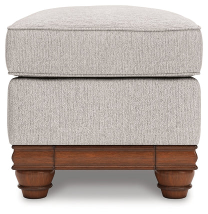 Clearbrooke Chair and Ottoman in Sandstone from Ashley - Luna Furniture