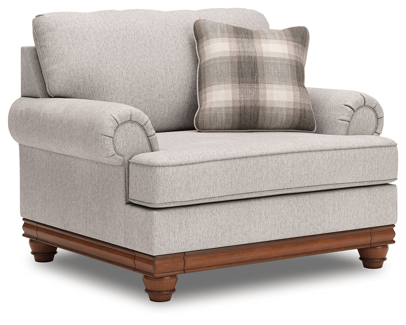 Clearbrooke Chair and Ottoman in Sandstone from Ashley - Luna Furniture