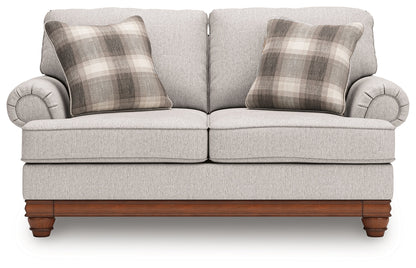 Clearbrooke Sofa and Loveseat in Sandstone from Ashley - Luna Furniture