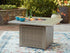 Cliff Trails Beige Fire Pit Table - PCP690-772