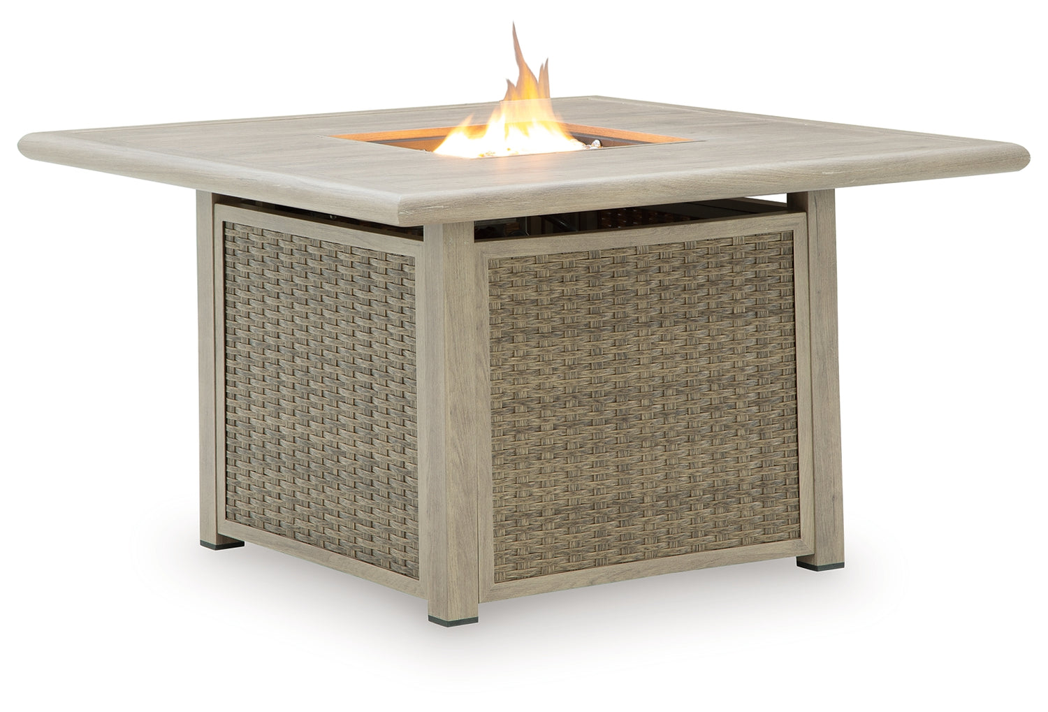 Cliff Trails Beige Fire Pit Table - PCP690-772
