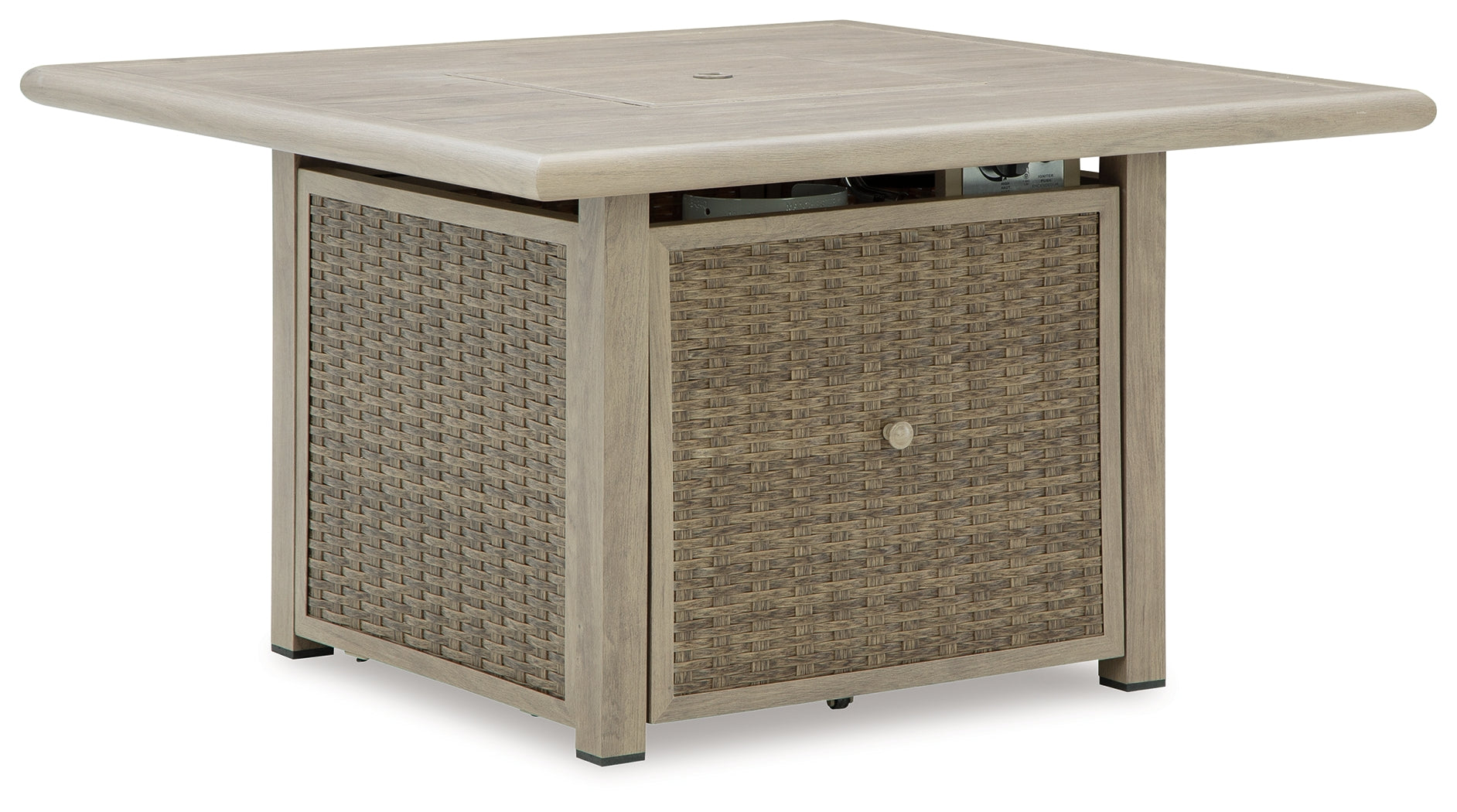 Cliff Trails Beige Fire Pit Table - PCP690-772