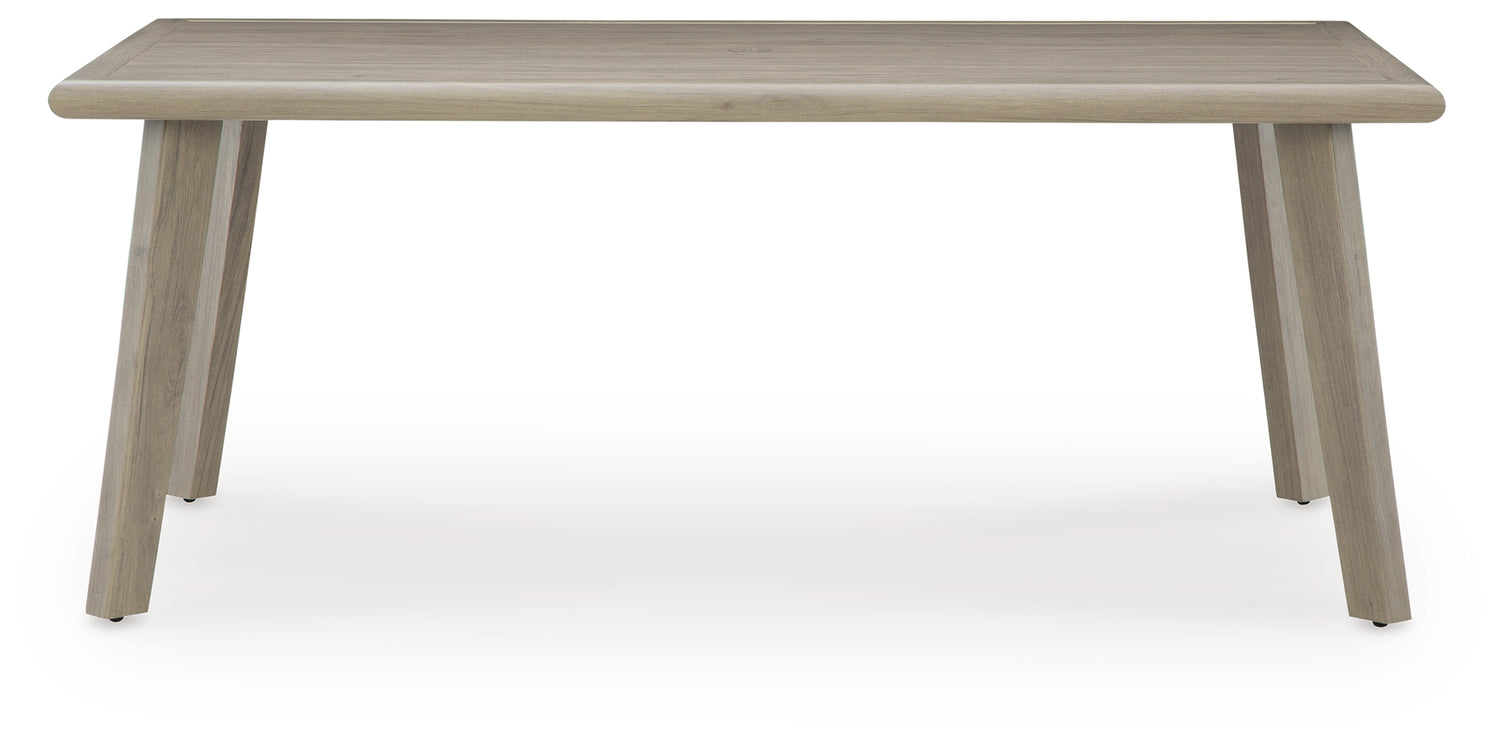 Cliff Trails Beige Outdoor Dining Table - PCP690-625